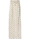 Amir Slama Swimmer Polka-dot Maxi Skirt In Neutrals
