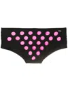Amir Slama Badehose Mit Polka Dots In Black