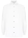 Amir Slama Poseidon-print Buttoned Shirt In White