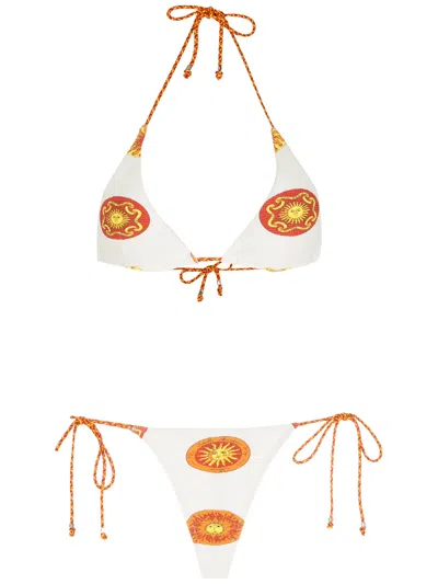 AMIR SLAMA PRINT SOL BIKINI SET