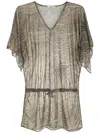 Amir Slama Printed Beach Dress In Multicolour