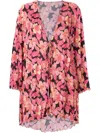 Amir Slama Printed Beach Dress In Pink