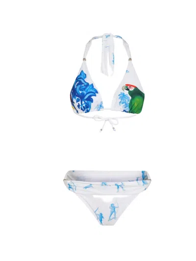Amir Slama Printed Bikini In Multi