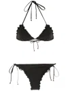 Amir Slama Ripple Effect Bikini Set In Black