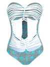 Amir Slama Rope Detailing One-piece In Blau