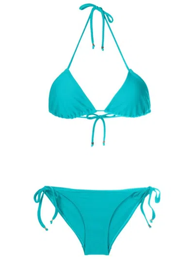 Amir Slama Triangel-bikini In Blue