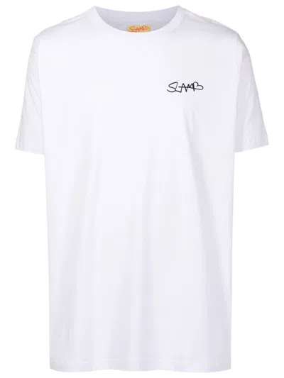 Amir Slama Short-sleeved Logo-print T-shirt In White