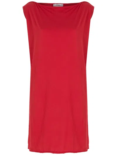 Amir Slama Sleeveless Dress In Red