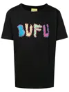 Amir Slama Slogan-print Cotton T-shirt In Black