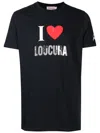 Amir Slama T-shirt Mit Slogan-print In Black