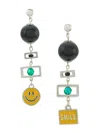 Amir Slama Smiles Earrings In Black