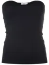 Amir Slama Strapless Tube Top In Schwarz