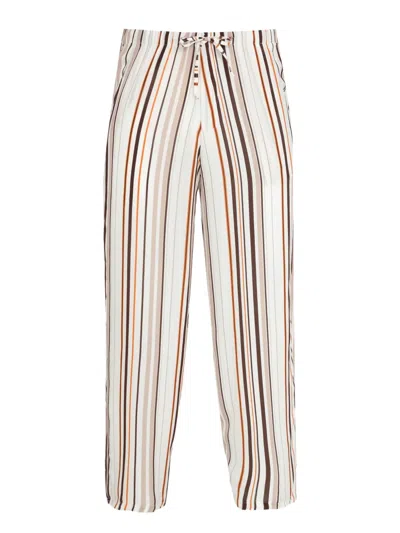 Amir Slama Striped Drawstring Trousers