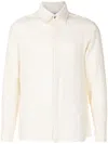 Amir Slama Striped Jacquard Cotton Shirt In Neutrals