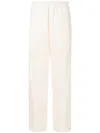 Amir Slama Striped Cotton Straight-leg Trousers In Neutrals