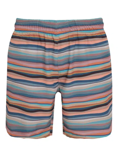 Amir Slama Striped Swim Shorts
