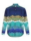 Amir Slama Tie Dye-print Button-up Shirt