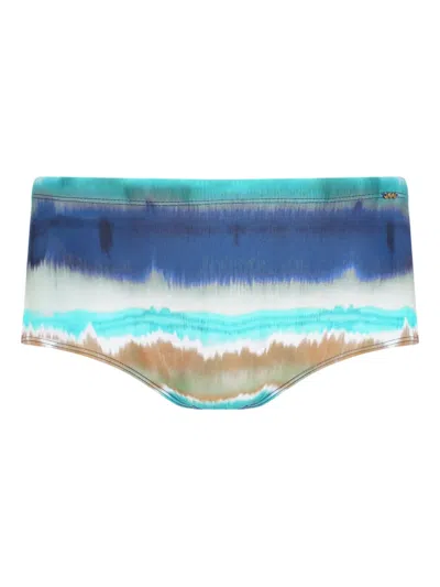 AMIR SLAMA TIE-DYE SWIM BRIEFS