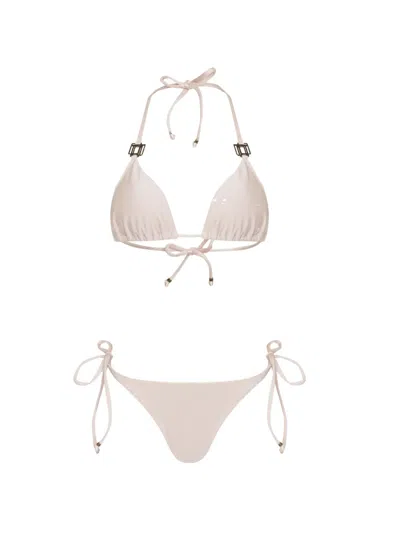 Amir Slama Tie-fastening Bikini In Neutral