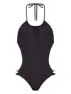 Amir Slama Tie-fastening Swimsuit In Black