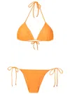 Amir Slama Triangle-cup Bikini In Orange