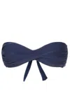 Amir Slama Twist-detail Bikini Top In Blue