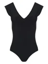 Amir Slama Twist-detail Swimsuit In Black