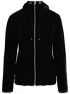 Amir Slama Panelled Hooded Jacket In Schwarz