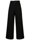 Amir Slama High-waist-hose Mit Weitem Bein In Black