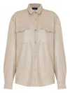 Amir Slama X Astrid Glitter-detail Shirt In Neutral