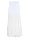 Amir Slama X Astrid Lace Maxi Skirt In White