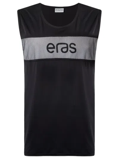 Amir Slama X Erasmo Logo Tank T-shirt In Black