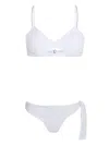Amir Slama X Jade Picon Openwork Bikini In White