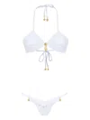 Amir Slama X Jade Picon Starfish-charms Bikini In White