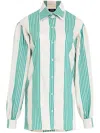 Amir Slama X Jade Picon Striped Shirt In White