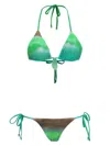 Amir Slama X Jade Picon Tie-dye Bikini In Green