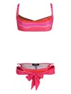 Amir Slama X Jade Picon Tie-dye Bikini In Pink