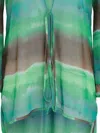Amir Slama X Jade Picon Tulle Beach Cover-up In Green