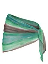 Amir Slama X Jade Picon Tulle Sarong In Green
