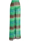 Amir Slama X Jade Picon Tulle Trousers In Green