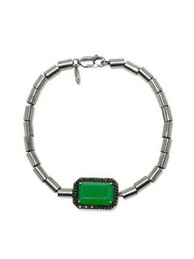 Amir Slama X Julio Okubo Bracelet In Schwarz