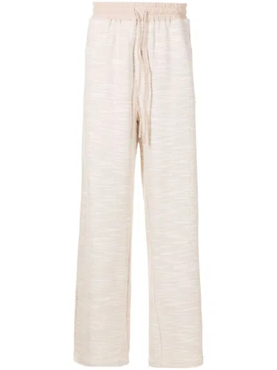 Amir Slama X Mahaslama Textured Track Pants In Neutrals