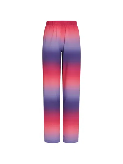 Amir Slama X Tati Barbieri Ombre-effect Straight-leg Trousers In Multi