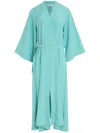 Amir Slama Zip-up Dress In Blue