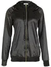 Amir Slama Zipped Drawstring Jacket In Schwarz