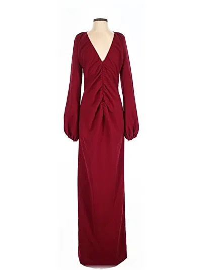 Amir Taghi Cocktail Dress In Burgundy