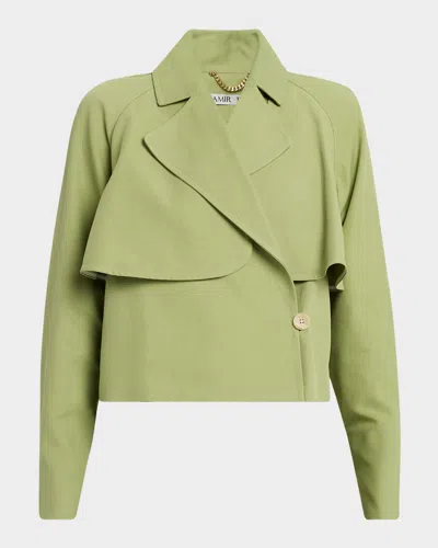 Amir Taghi Grace Short Trench Jacket