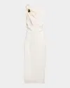 Amir Taghi Lilac Dress In Natural