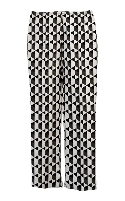Amir Taghi Lisa Jacquard Pants In Multi