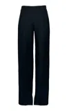 Amir Taghi Lisa Silk-wool Pants In Black